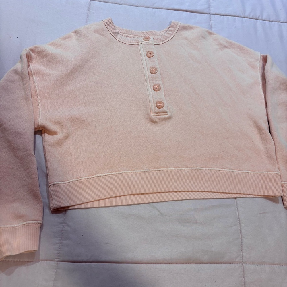 NWOT Citizens of humanity Women's melon Button-Up Sweater sz S